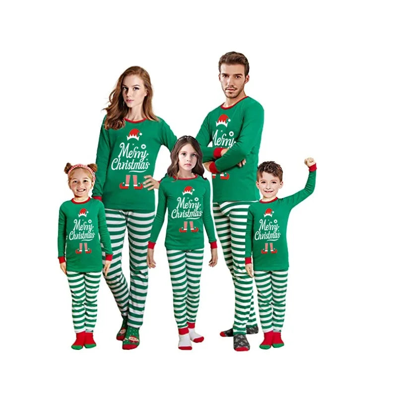 Holiday pyjamas with cheerful Merry Christmas design
