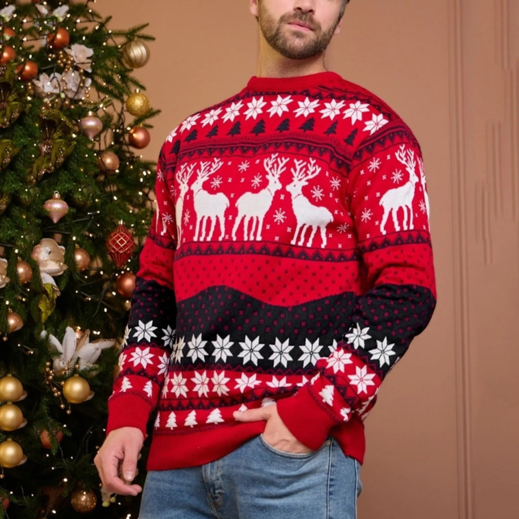 Red Knitted Christmas Sweater