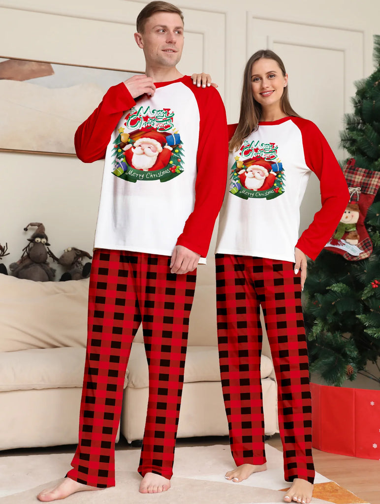 Matching Christmas pyjamas for festive family nights
