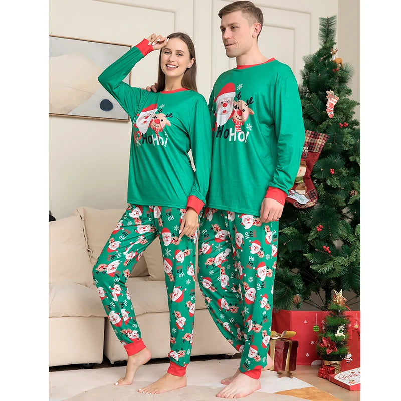 Match with your Dog with Santa & Reindeer Christmas Pyjamas 