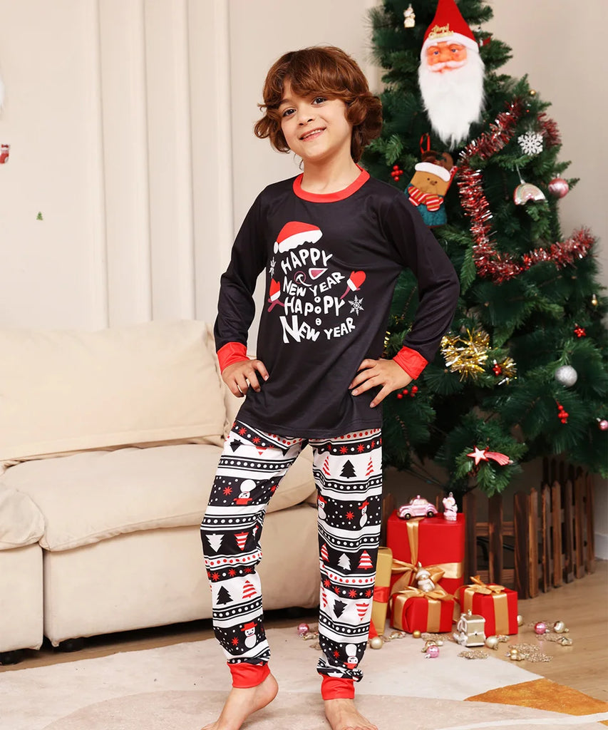 Holiday pyjamas with Santa and New Year design