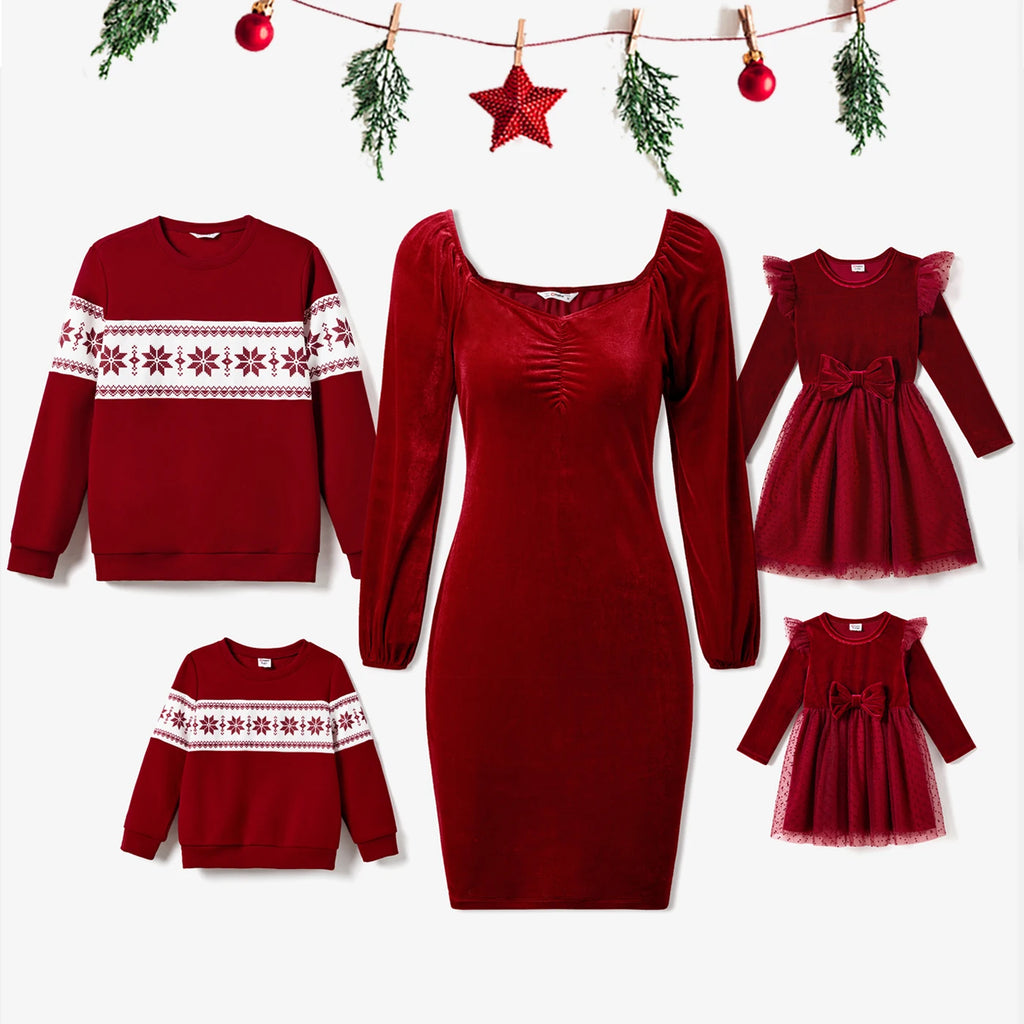 Red Christmas Sweater & Dress