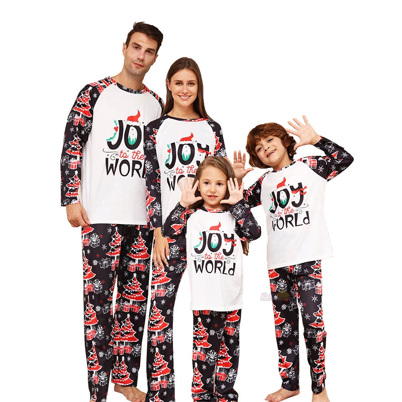 Joy Matching Family Christmas Pyjamas