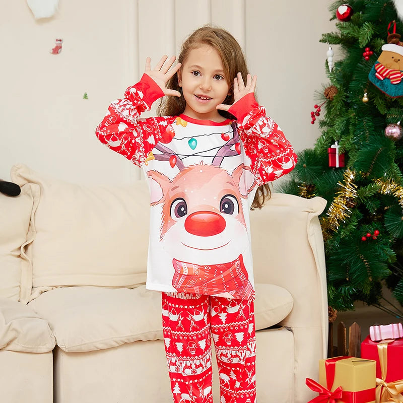 Rudolf design Christmas pyjamas for the whole family
