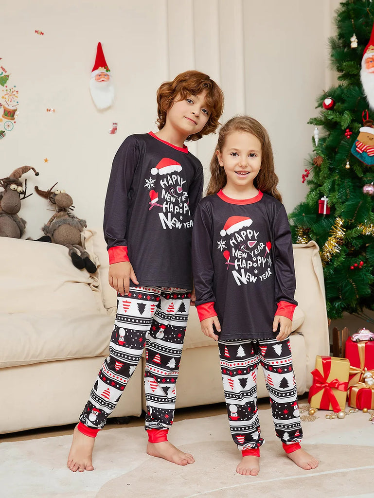 Comfortable matching pyjamas for festive celebrations