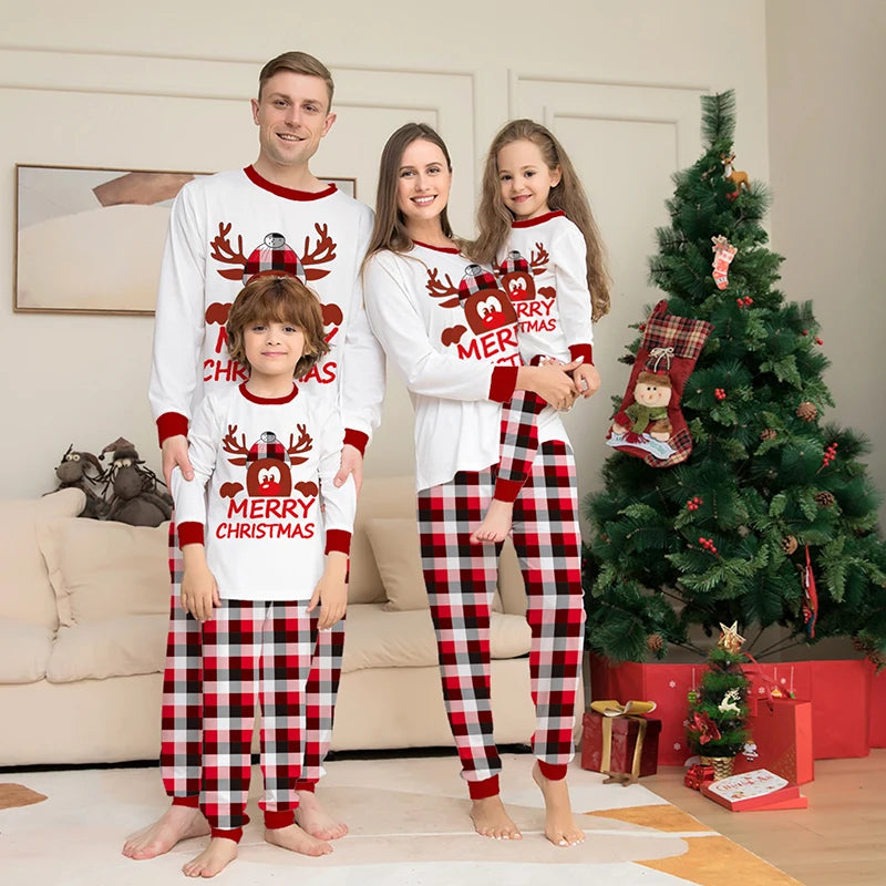 Rudolf Red Plaid Pajamas