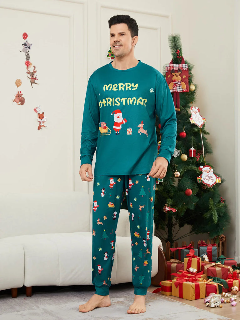 Matching Christmas pyjamas for cosy family nights