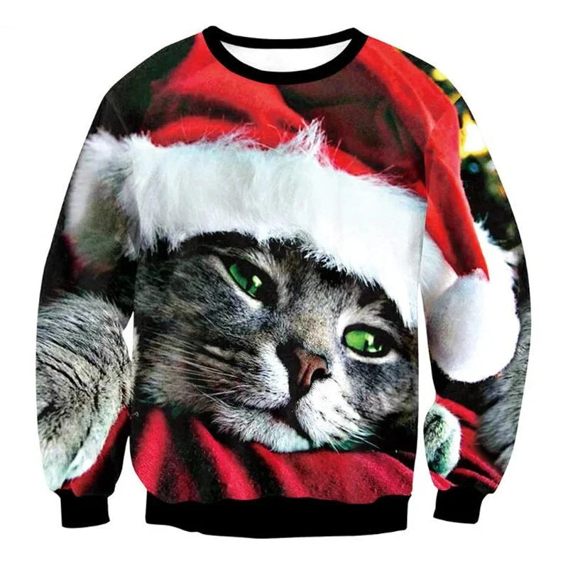 Holiday Cat Christmas Jumper