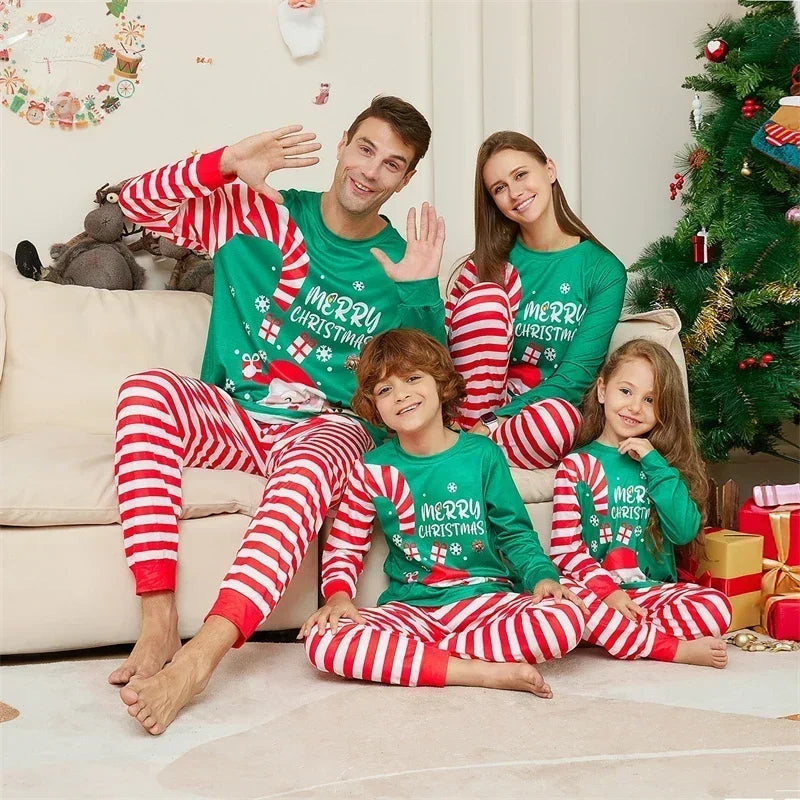 Candy Cane Christmas Pajamas