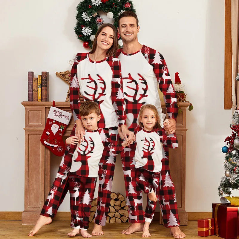 Reindeer Plaid Pajamas