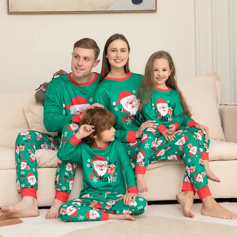 Dog Santa & Reindeer Christmas Pajamas